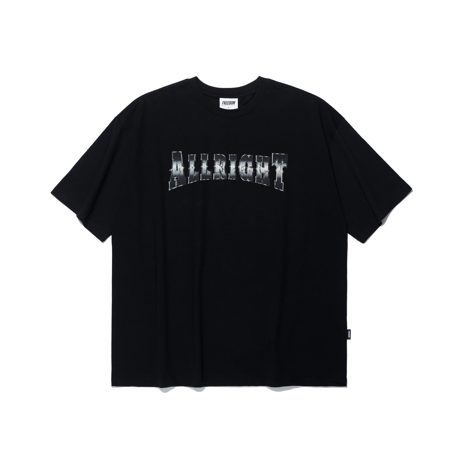 เสื้อยืด All Right Iron Spirit (สีดำ)