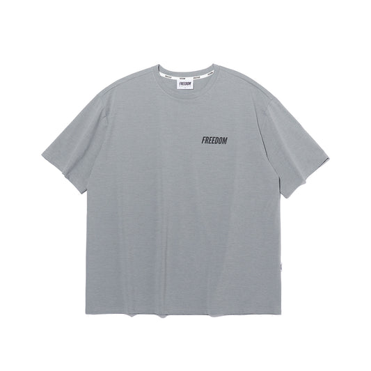 เสื้อยืด Essential ทรง Overfit (สีเทา)