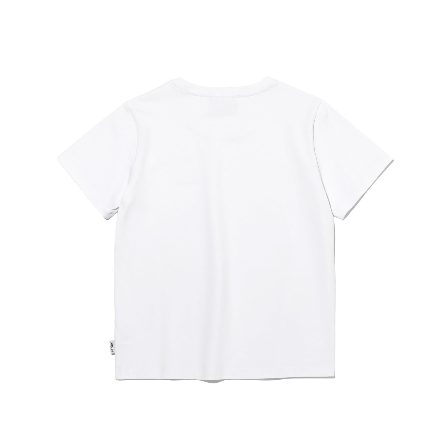 เสื้อยืดแขนสั้นผู้หญิง ทรง Standard Fit สกรีนโลโก้เล็ก (สีขาว)