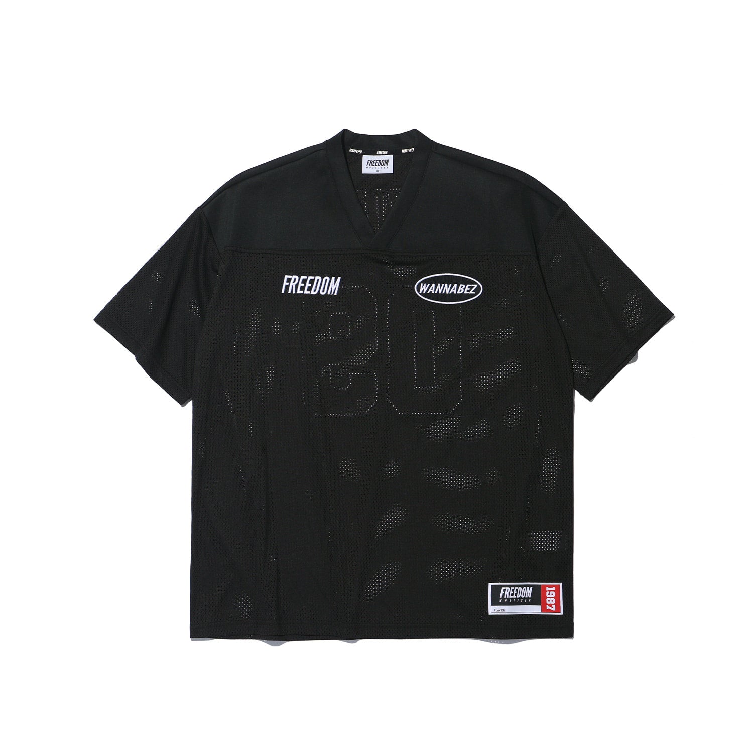 เสื้อรักบี้ Wannabez (สีดำ)