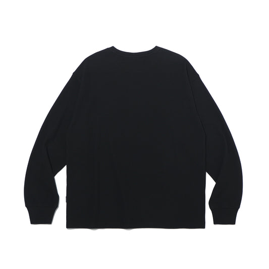 เสื้อแขนยาววาฟเฟิล 1987 (สีดำ)