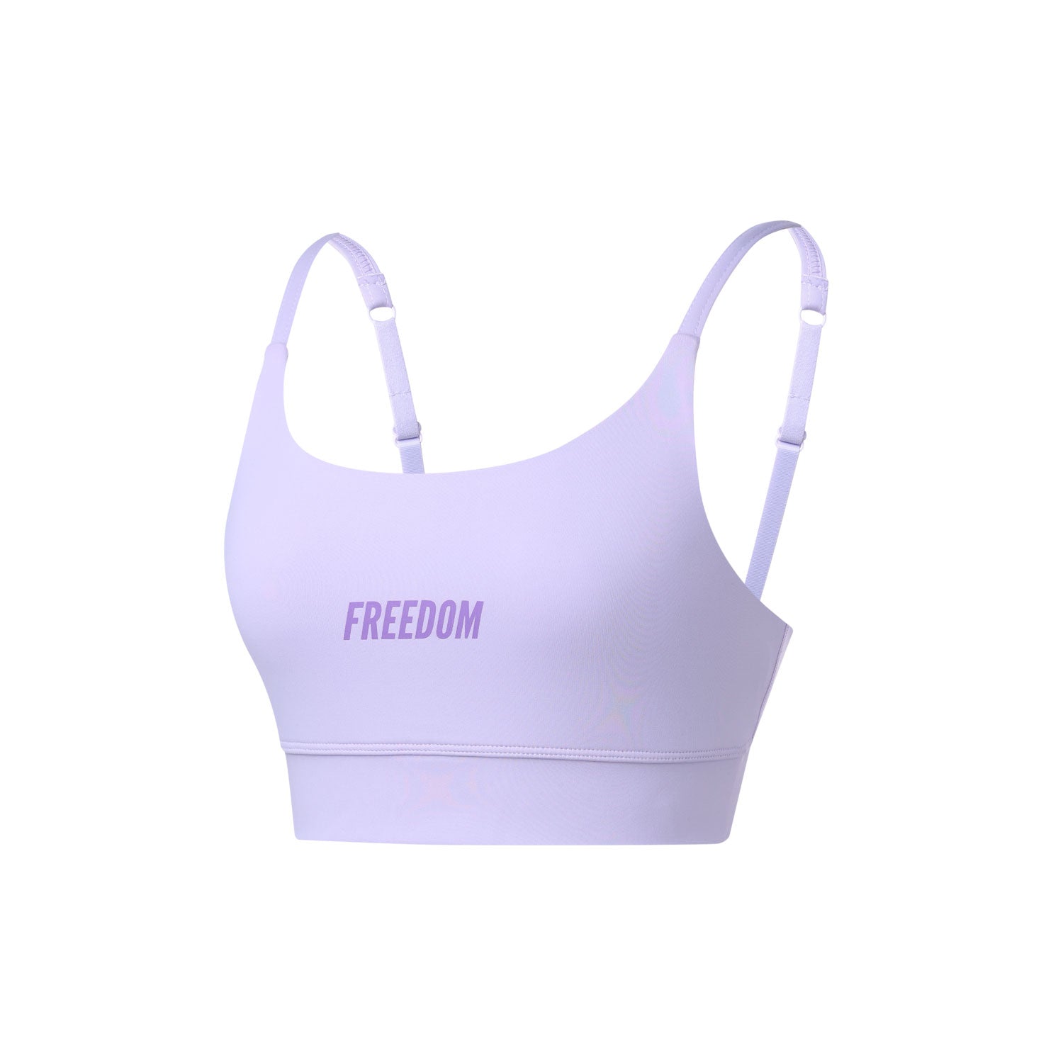 เสื้อชั้นในแบบบราท็อป Freedom โลโก้เล็กสำหรับผู้หญิง (สีม่วง)