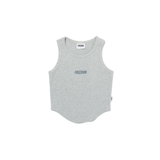 เสื้อแขนกุดสกรีนโลโก้เล็ก สำหรับผู้หญิง (สีกรมท่า)
