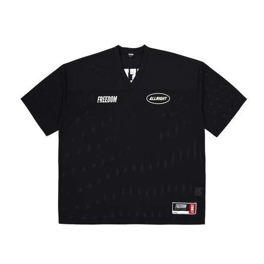 เสื้อรักบี้ตาข่าย ALLRIGHT (สีดำ)