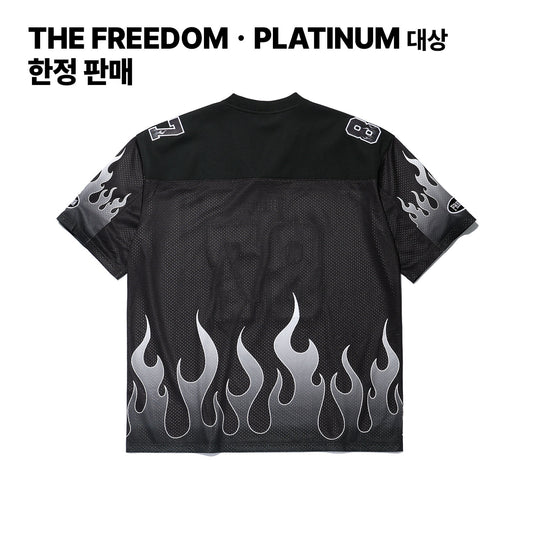 เสื้อรักบี้ Ignite (สีดำ/ขาว)