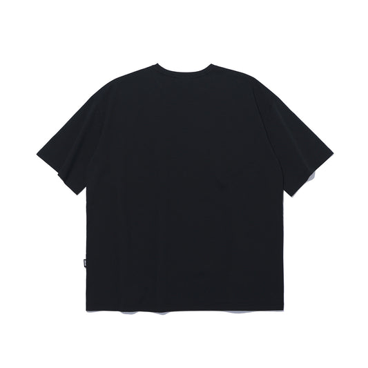 เสื้อยืดโอลิมเปีย เอสเซนเชียล โอเวอร์ฟิต (สีดำ)