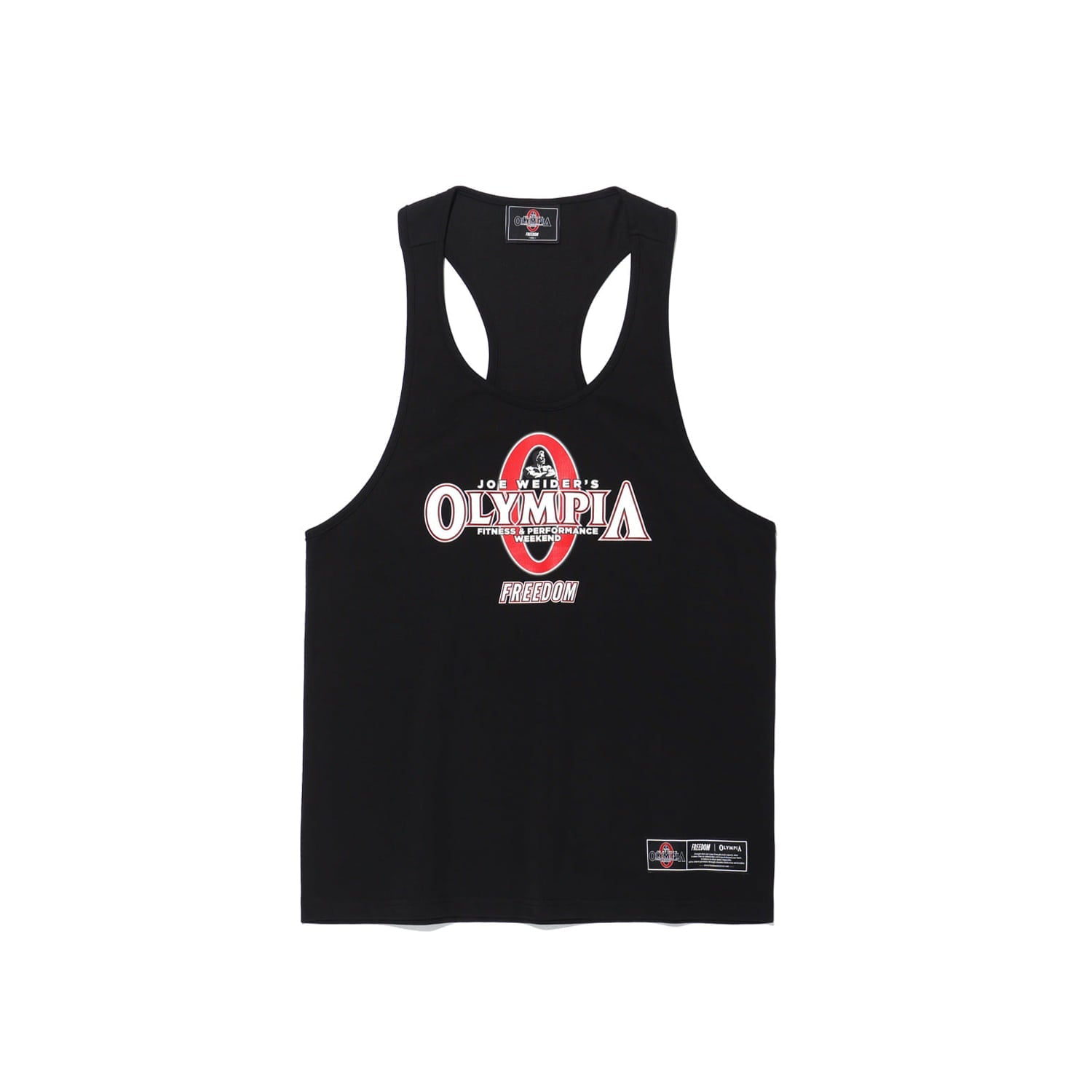 เสื้อกล้ามชาย Olympia Big Logo T-Back (สีดำ)