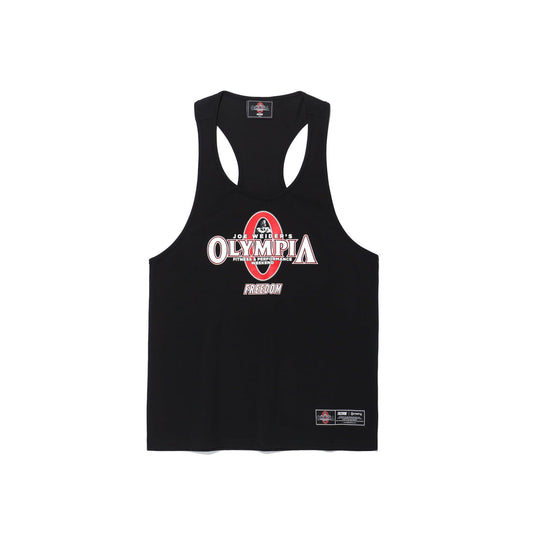 เสื้อกล้ามชาย Olympia Big Logo T-Back (สีดำ)