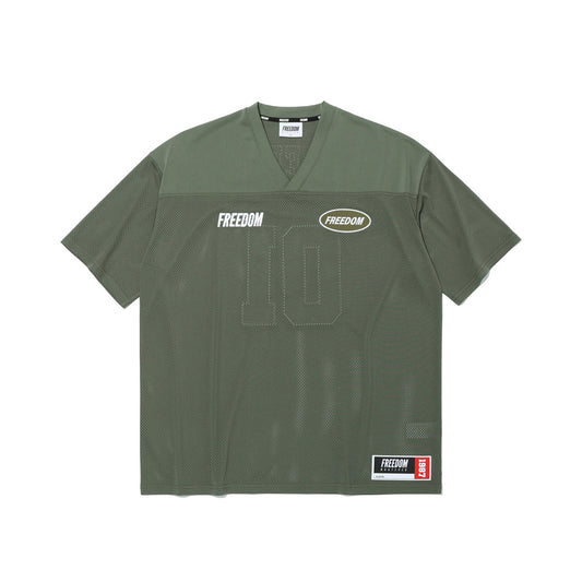 เสื้อรักบี้ตาข่ายระบายอากาศ (สีกากี)