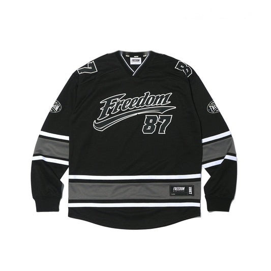 Block Hockey Jersey (Black)